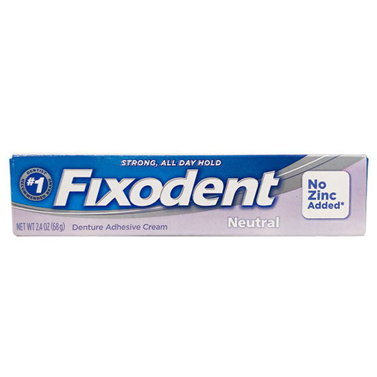 Picture of Fixodent Adhesive Neutral Zinc Free 2.4 oz.