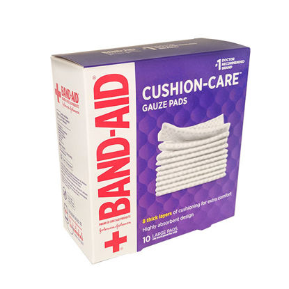 Picture of Band-Aid gauze pads 4 in. x 4 in. 10 ct.