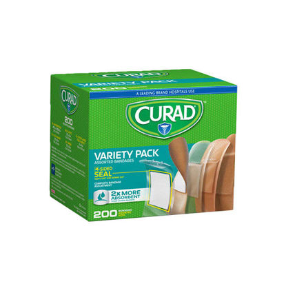 Picture of Curad bandage variety pack 200 ct.