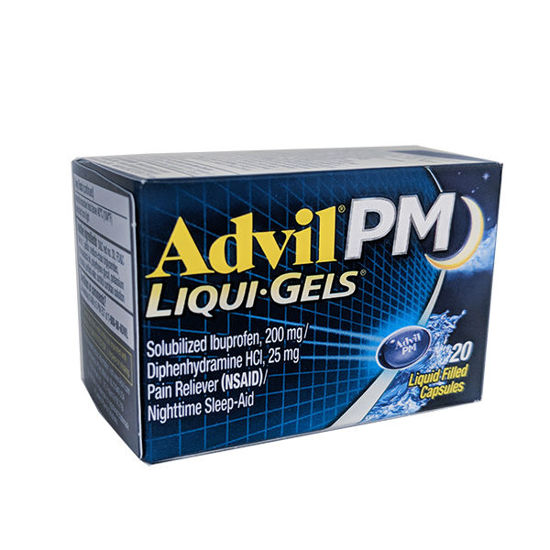 Picture of Advil PM liqui-gels 200mg 20 ct.