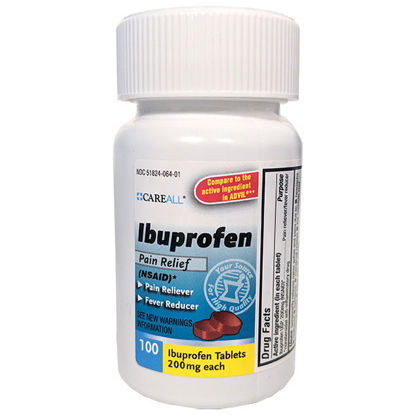 Picture of Ibuprofen IB caplets 200mg 100 ct.