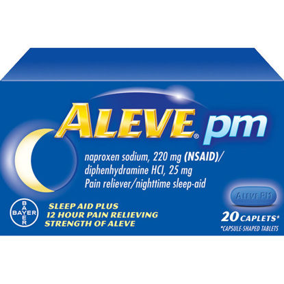 Picture of Aleve PM caplets 220mg 20 ct.