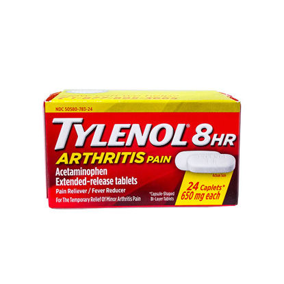 Picture of Tylenol 8-HR arthritis 650mg 24 ct.