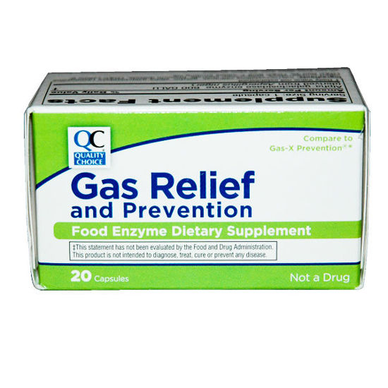 Picture of Gas relief and prevention caplets 20 ct.