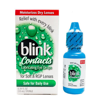 Picture of Blink contacts lubricating eye drop 10ml