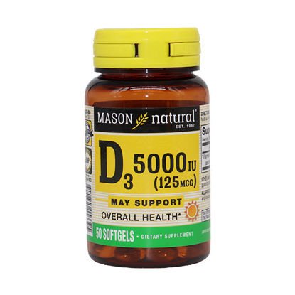 Picture of Vitamin D3 5000 IU softgels 50 ct.